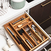 Для дома и интерьера handmade. Livemaster - original item A tray for cutlery made of oak in natural color. Handmade.