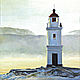 oil painting Tokarevskogo lighthouse, g. Vladivostok, Russia, Pictures, Moscow,  Фото №1