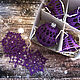 Set of balls, bells and snowflakes knitted in a purple box. Christmas decorations. BarminaStudio (Marina)/Crochet (barmar). My Livemaster. Фото №4