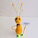 Cockroach, handmade toy, .Knitted toy. Interior design, funny gift. Figurine. Kadabrrramade. Online shopping on My Livemaster.  Фото №2
