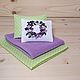 Order Bed linen for dolls ' Lavender'. Lamy-mammy (furniture for dolls). Livemaster. . Doll houses Фото №3