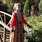 Русско-народный костюм на девочку