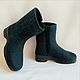 Felted ankle boots on the lock h 18, Ankle boots, Tomsk,  Фото №1