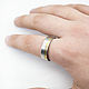 Titanium ring with gold anodizing. Rings. asgdesign. My Livemaster. Фото №6