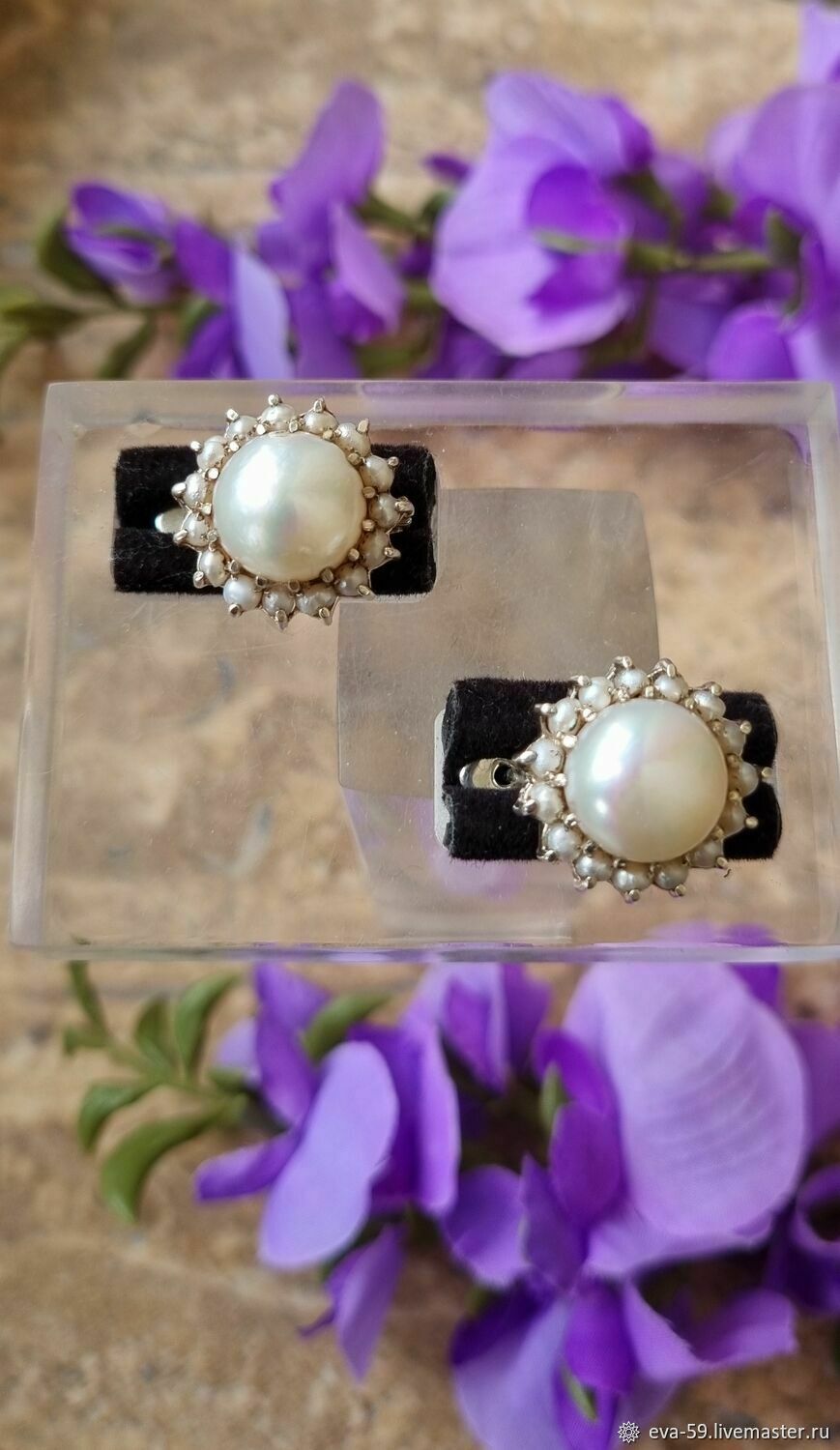 Жемчужный комплект из серебра – купить на Ярмарке Мастеров – RZUH2RU ...