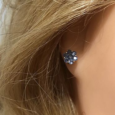 Одежда ручной работы. Ярмарка Мастеров - ручная работа Старинные серьги с ПРИРОДНЫМИ Александритами. Англия.. Handmade.