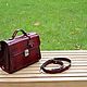 Classic bag: leather briefcase bag, Classic Bag, Lipetsk,  Фото №1