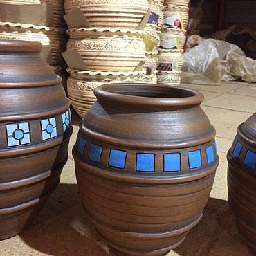 Посуда ручной работы. Ярмарка Мастеров - ручная работа Ваза грузинская 50 см. Handmade.