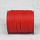 Rubber Cord 3mm Red 50cm Silicone Cord Hollow for Necklace. Cords. agraf. My Livemaster. Фото №4