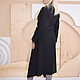 Order Coat jacket black with tails of wool of loden clothes for spring. Voielle. Livemaster. . Coats Фото №3