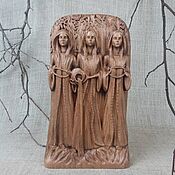 Фен-шуй и эзотерика handmade. Livemaster - original item Norns statuette, wood panel. Handmade.