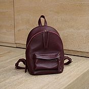 Кожаный женский рюкзак светло-кремового цвета Gordeous