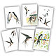 Swallows Set of 6 postcards, Cards, St. Petersburg,  Фото №1