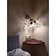 Wall lamp (sconce) ' Lilac haze'. Sconce. Elena Zaychenko - Lenzay Ceramics. Online shopping on My Livemaster.  Фото №2