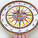 Decorative plate 'Compass', hand painted. Plates. Art by Tanya Shest. Online shopping on My Livemaster.  Фото №2