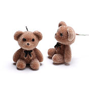 Украшения handmade. Livemaster - original item Earrings ”Teddy bears