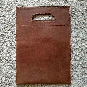 Сумки ручной работы. Ярмарка Мастеров - ручная работа Сумка - пакет кожаная. Handmade.