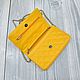 Order Classic evening handbag made of genuine leather, in yellow!. SHOES&BAGS. Livemaster. . Crossbody bag Фото №3