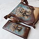 Custom Engraved Leather Set for Mila. Classic Bag. Innela- авторские кожаные сумки на заказ.. My Livemaster. Фото №4
