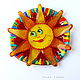  glass fusing Sun. Plates. LiliaGorbach Glass. Online shopping on My Livemaster.  Фото №2