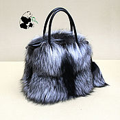 Сумки и аксессуары handmade. Livemaster - original item Silver Fox fur bag. Stylish ladies ` accessory №11. Handmade.