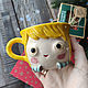  Alice in Wonderland. Mugs and cups. alisbelldoll (alisbell). My Livemaster. Фото №5