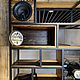 Loft-style shelving (K.P. project. ' Sukhanovo Park'). Shelving. Custom furniture making U.LOFT. My Livemaster. Фото №5