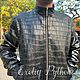 Order Jacket made of crocodile skin. exotiqpython. Livemaster. . Mens outerwear Фото №3