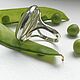 Order Ring with californite 'Green peas', silver. EdGems jewerly. Livemaster. . Rings Фото №3