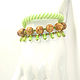 Order Triple green droplet bracelet. elena (luxus-stil). Livemaster. . Bead bracelet Фото №3