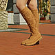 Demi-season boots ' Sofia'. High Boots. KnittedBoots. My Livemaster. Фото №5
