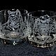 Order On the trail of the wolf. A couple of glasses. ArtGraving. Livemaster. . Water Glasses Фото №3
