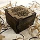 Коробка деревянная 6*6*4 см с гравировкой. Коробки. FORESTON Деревянные коробки. Ярмарка Мастеров.  Фото №4