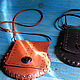 Order leather bag (wheel steampunk). VOLGA-VOLGA. Livemaster. . Crossbody bag Фото №3