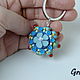 Order Keychain with a flower and a heart. Grafoli jewellery. Livemaster. . Key chain Фото №3