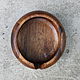 Деревянная миска-тарелка из дуба, бочонок - с разрезом. (8.13.16,5). Тарелки. m-i-f. Интернет-магазин Ярмарка Мастеров.  Фото №2