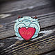 Wooden icon Fat Yeti, Badge, Moscow,  Фото №1