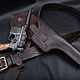 Кобура  Mauser C-96 / 712 авторской работы в ретро стиле. Подарки для охотников и рыболовов. AceLeather.ART. Ярмарка Мастеров.  Фото №6