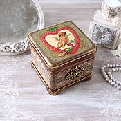 Для дома и интерьера handmade. Livemaster - original item Jewelry storage: small vintage jewelry box. Handmade.
