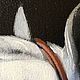 Картина Спортсменка на белом коне. Картины. Екатерина Стяжкина. Ярмарка Мастеров.  Фото №4