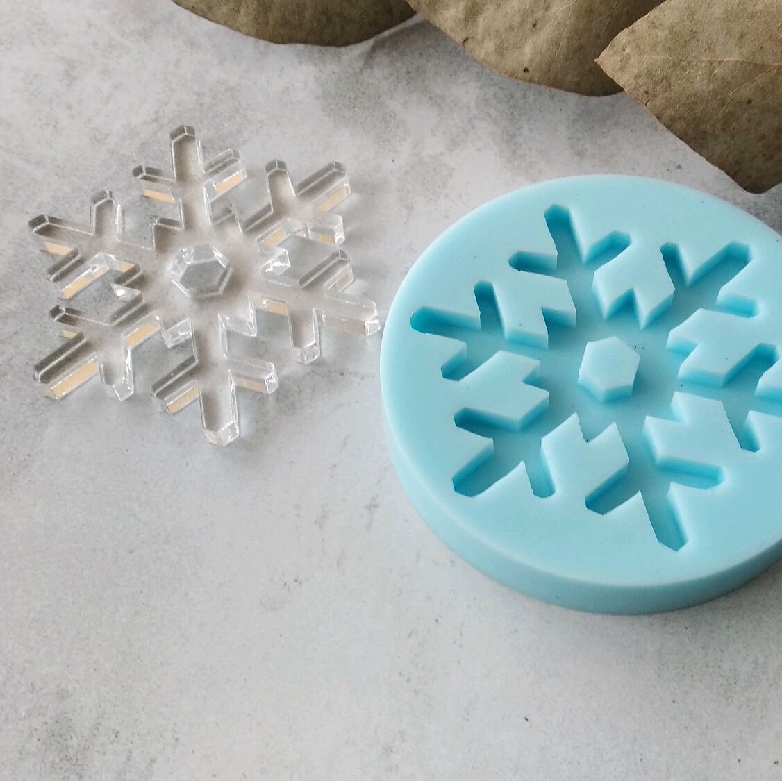 Силиконовый молд для эпоксидной смолы (снежинка 1 вариант) в интернет ...