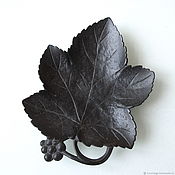 Винтаж handmade. Livemaster - original item Antique XIX Century Ashtray Vintage Cast Iron Leaf Casting. Handmade.