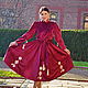 Velvet Dress Embroidered,exclusive embroidery dress, Dresses, Sevastopol,  Фото №1