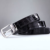 Аксессуары handmade. Livemaster - original item Genuine Crocodile Leather Belt IMA3108B. Handmade.