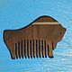 Crest mens Buffalo bordokas comb hair beard. Combs2. Wooden combs inlay Hanto&Dokimo. Online shopping on My Livemaster.  Фото №2