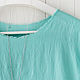 Order Light linen blouse with open edges. etnoart. Livemaster. . Blouses Фото №3