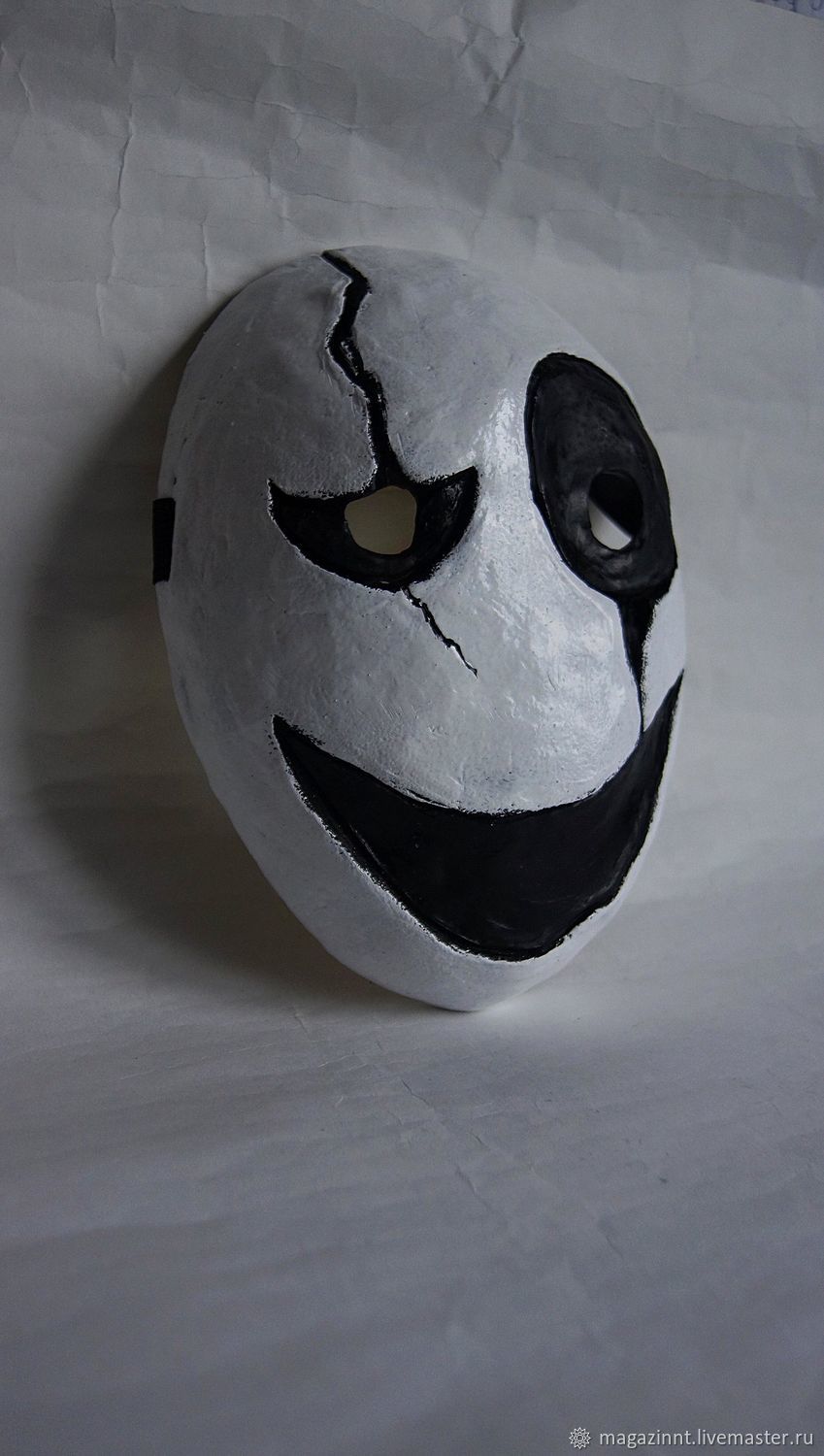 Маска Гастер Андертейл Gaster Undertale mask в интернет-магазине Ярмарка  Мастеров по цене 4999 ₽ – HJTERRU | Маски персонажей, Москва - доставка по  России