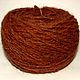 Пряжа «меланж М5 brown-firebrick»  110 м 100грамм из собачьей шерсти.
Толщина нити : 110 метров на 100грамм
Цвет : сочетание коричневого и кирпичного цветов 
Состав : вычес подшерстка собак (коричн