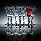 Посуда handmade. Livemaster - original item Glasses: wine glasses.. Handmade.