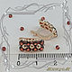 Earrings 'TRACK' 585 gold with garnets and diamonds. VIDEO. Earrings. MaksimJewelryStudio. My Livemaster. Фото №6